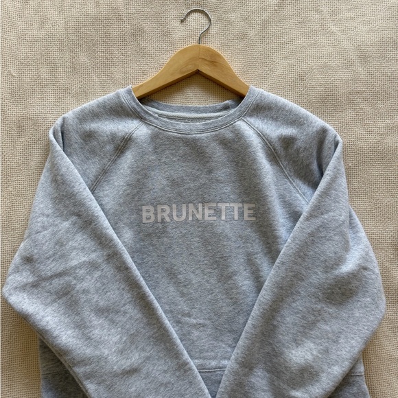 Brunette The Label Light Gray Sweatshirt - Picture 5 of 7
